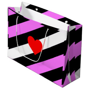Leather Girl Pride Flag Large Gift Bag