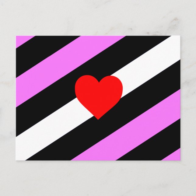 Leather Girl Pride Flag Postcard (Front)