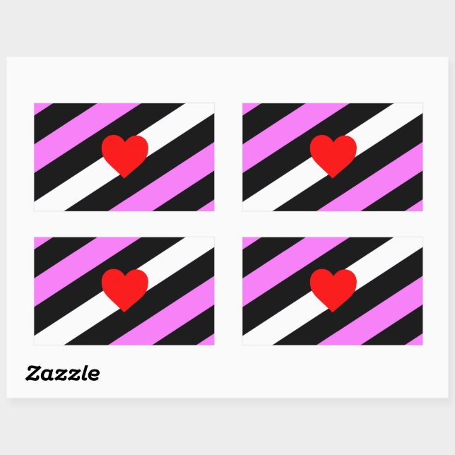 Leather Girl Pride Flag Sticker (Sheet)
