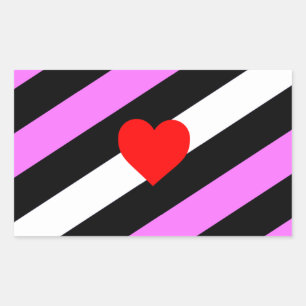 Leather Girl Pride Flag Sticker