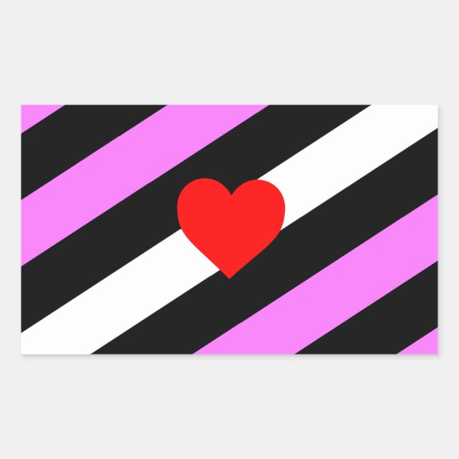 Leather Girl Pride Flag Sticker (Front)