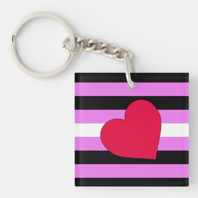 LEATHER GIRL PRIDE KEYCHAIN (Front)