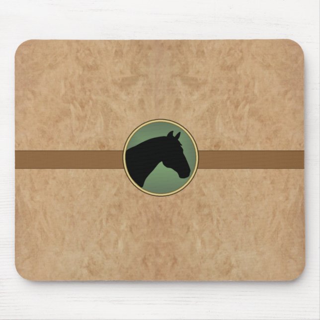Leather Horse MousePad (Front)
