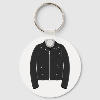 Leather Jacket Keychain