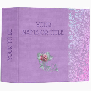 Leather Lace Elegant Weddings Binder