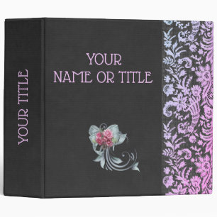 Leather Lace Elegant Weddings Binder
