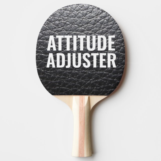 LEATHER LOOK ATTITUDE ADJUSTER PADDLE (Front)