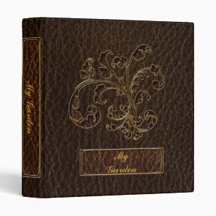 Leather-Look Bouquet 2 Dark Binder