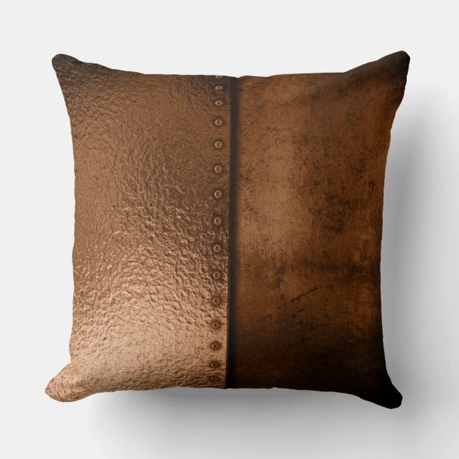Leather Look Decorative Pillow (Front)