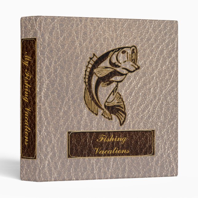 Leather-Look Fish Soft Binder (Front/Spine)