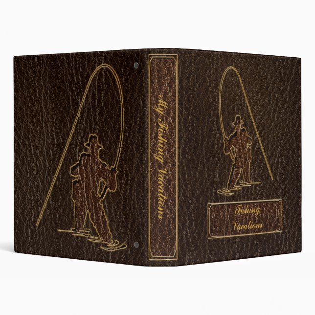 Leather-Look Fisherman Dark Binder (Background)