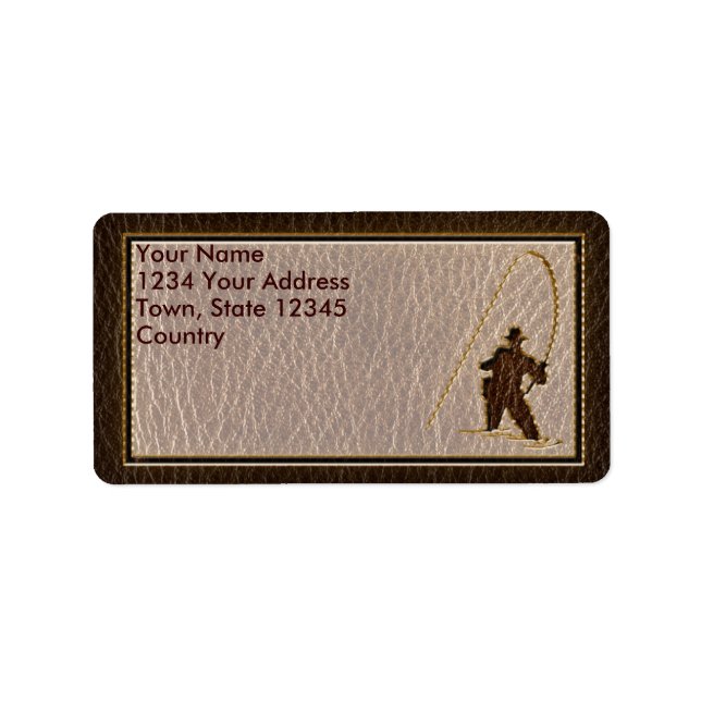 Leather-Look Fisherman Dark Label (Front)