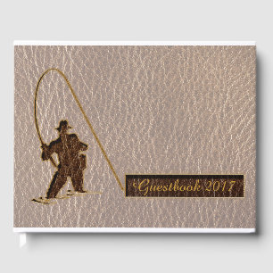 Leather-Look Fisherman Soft Guest Book