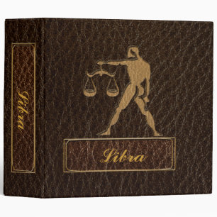 Leather-Look Libra Binder