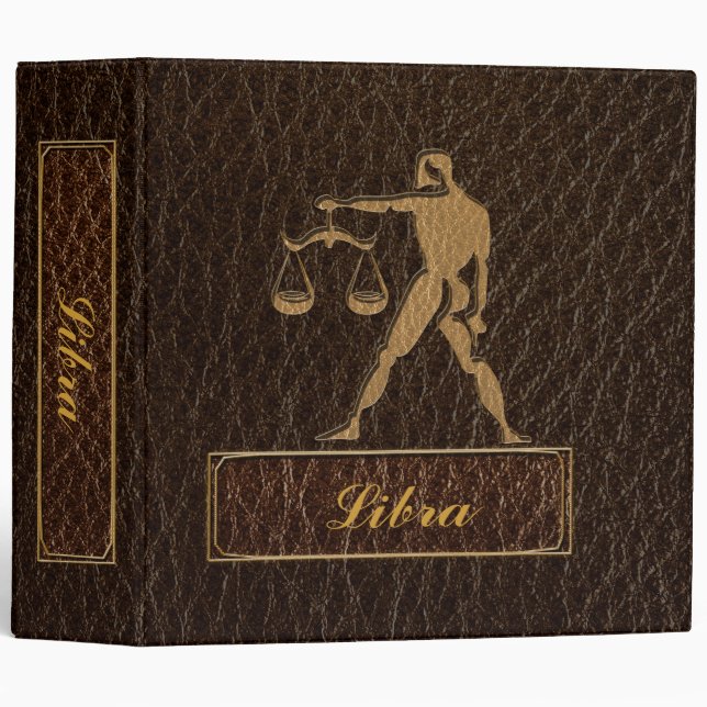 Leather-Look Libra Binder (Front/Spine)