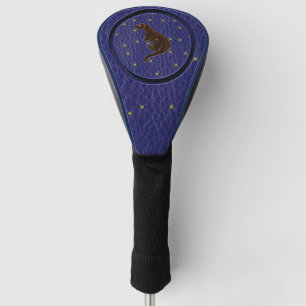 Leather-Look Native American Zodiac Otter Golf Head Cover