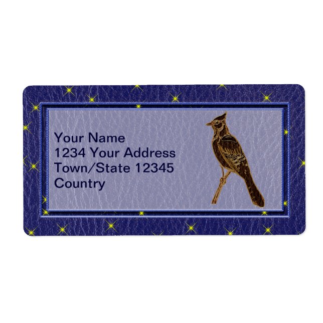 Leather-Look Native American Zodiac Woodpecker (Front)