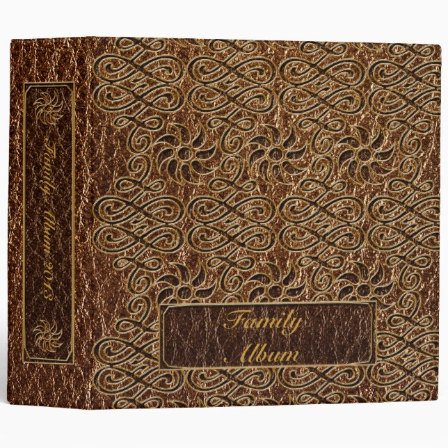 Leather-Look  Ornament Binder (Front/Spine)