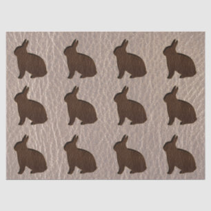 Leather-Look Rabbit Soft Tissue Paper