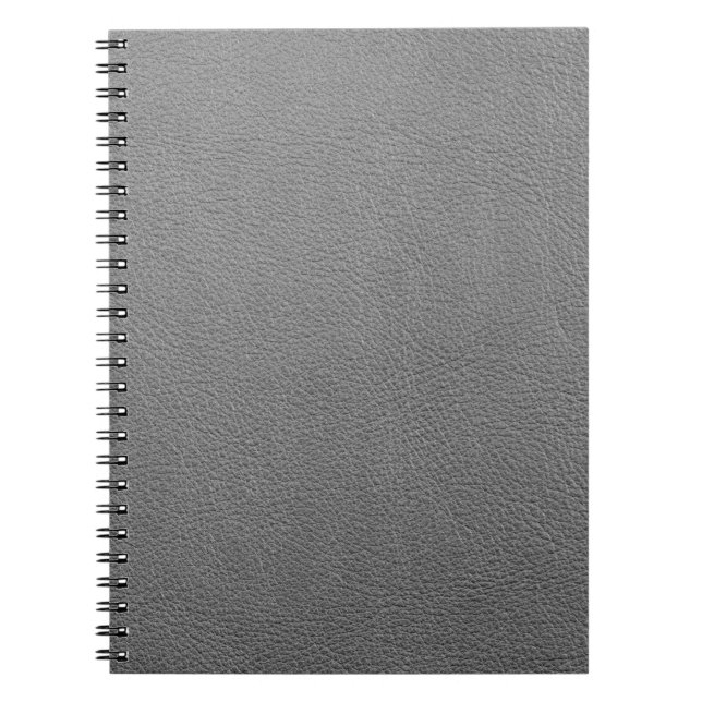 Leather-look texture notebook (Front)