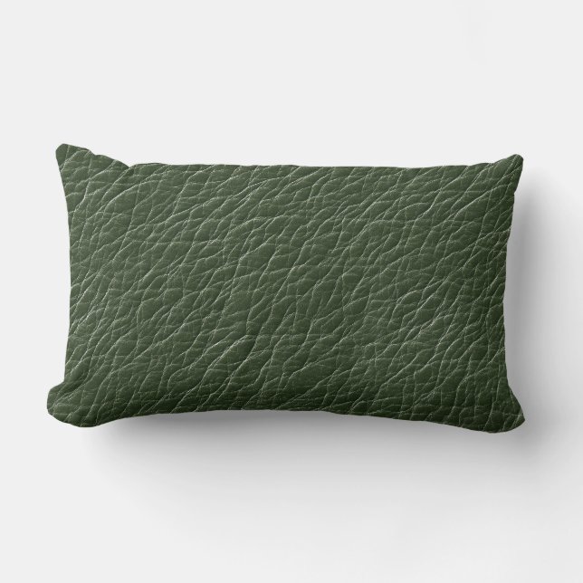Leather Look Throw Pillow (Front)