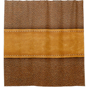 Leather Luxe: Stitched Brown Elegance