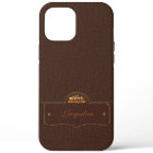 Leather Luxury Name iPhone 5 case