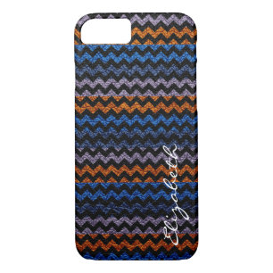 Leather Multicolor Chevron Stripes Pattern #6 Case-Mate iPhone Case