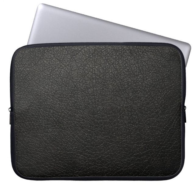 Leather Neoprene Laptop Sleeve 15 inch (Front)