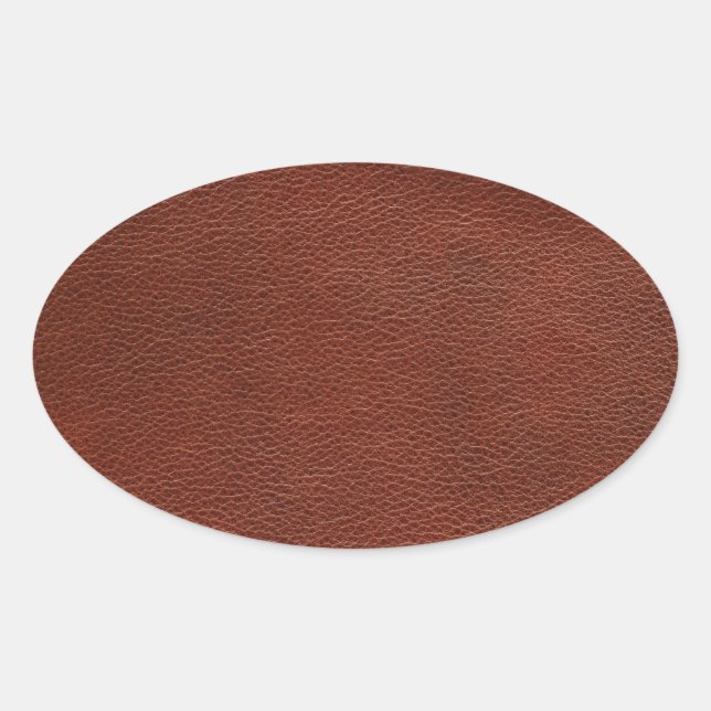 Leather Oval Stickers (Front)