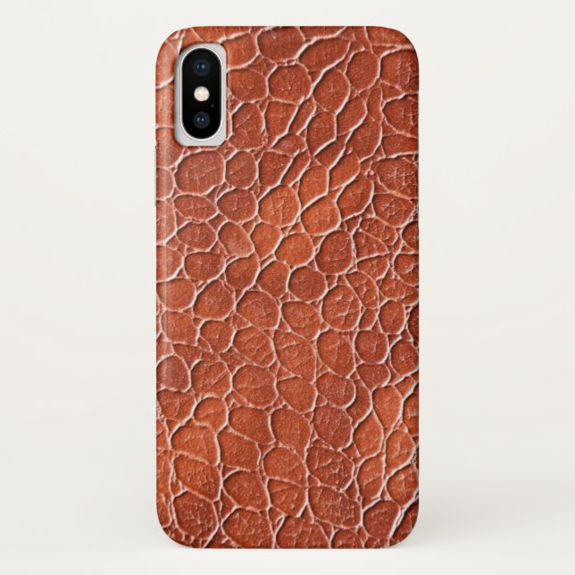 Leather Pattern Case-Mate iPhone Case (Back)