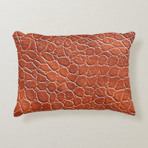 Leather Pattern Decorative Pillow