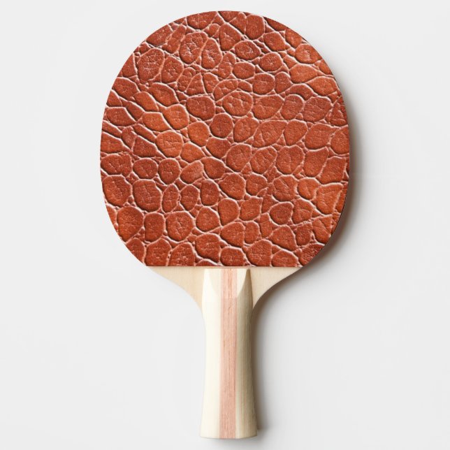 Leather Pattern Ping Pong Paddle (Front)