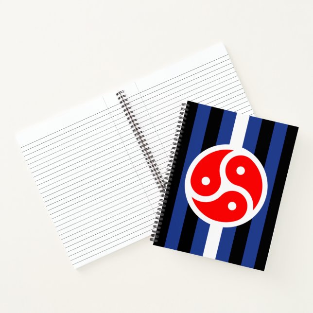 Leather Practice Pride Flag Notebook (Inside)