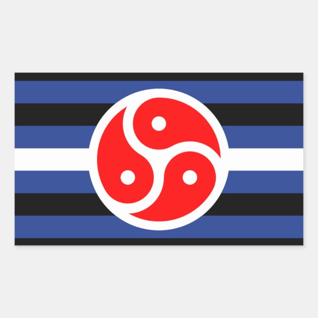 Leather Practice Pride Flag Sticker (Front)