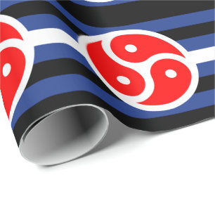 Leather Practice Pride Flag Wrapping Paper