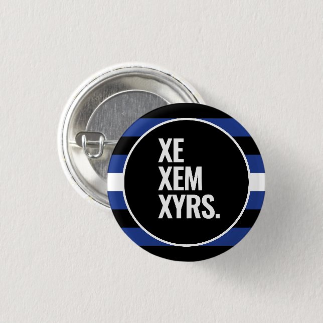 Leather Pride 1 Inch Round Button (Front & Back)