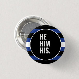 Leather Pride 1 Inch Round Button