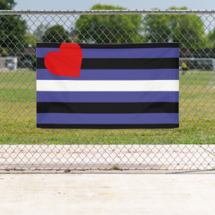 Leather Pride Flag Banner