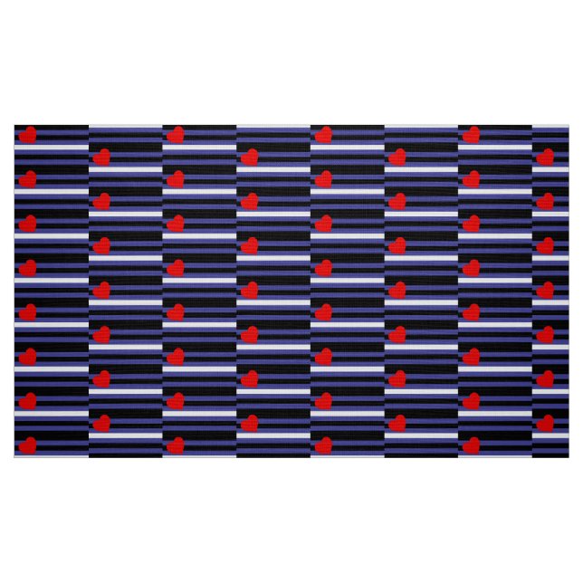 Leather Pride Flag Fabric (Fat Quarter)