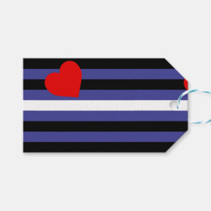 Leather Pride Flag Gift Tags