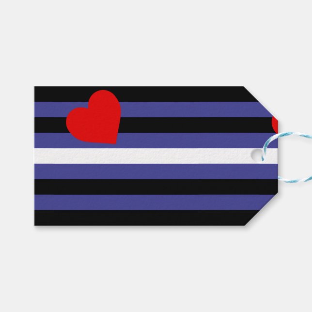 Leather Pride Flag Gift Tags (Front (Horizontal))