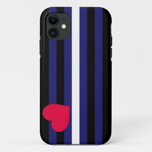 Leather Pride Flag iPhone 5 Case