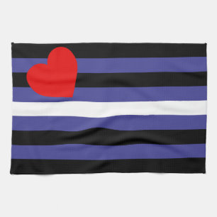 Leather Pride Flag Kitchen Towel