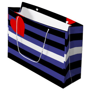 Leather Pride Flag Large Gift Bag