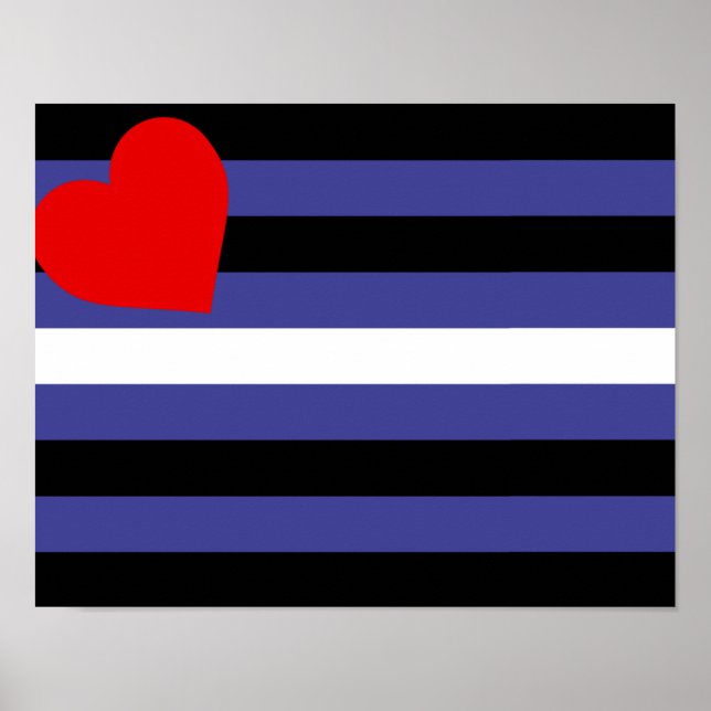 Leather Pride Flag Poster (Front)