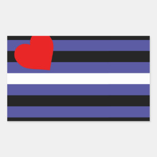 Leather Pride Flag Sticker
