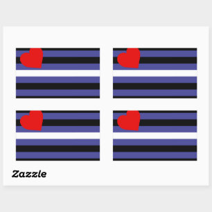 Leather Pride Flag Sticker