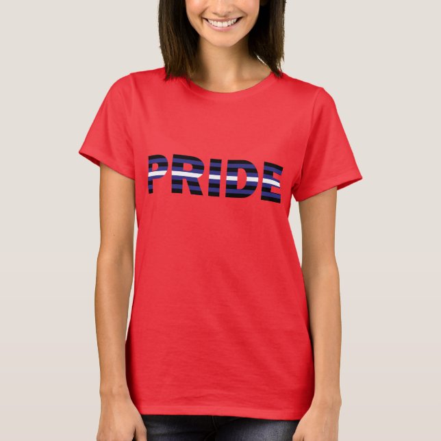 Leather Pride Flag T-Shirt (Front)