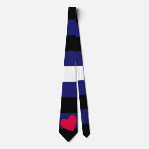 Leather Pride Flag  Tie